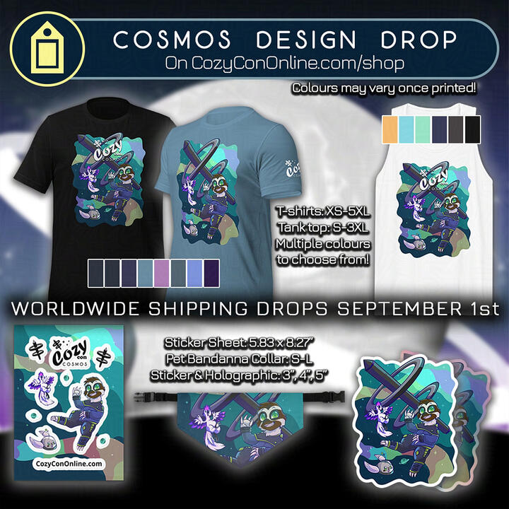 2025 Cosmos Merch Advertisement Design