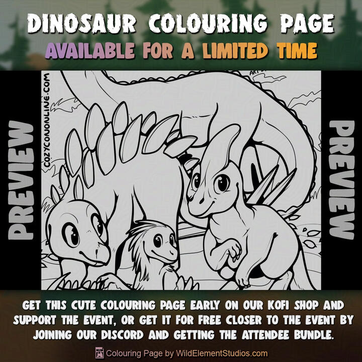 2024 Colouring Page