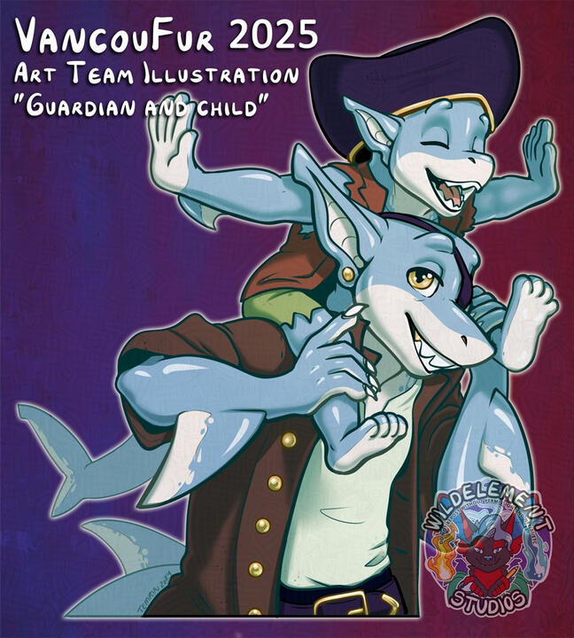 2025 illustration to show a parent with a child having fun at the event