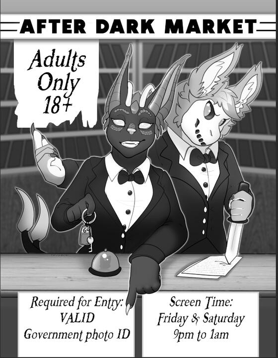 2025 Silver Screams After Dark Market poster