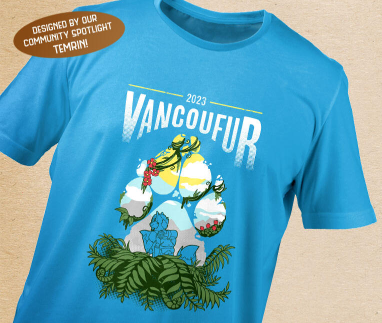 VancouFur 2023 Tshirt Design