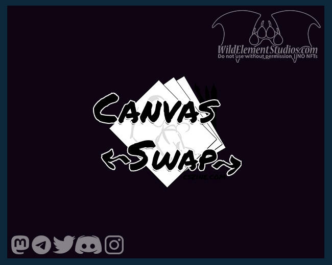 Logo: Canvas Swap Zine