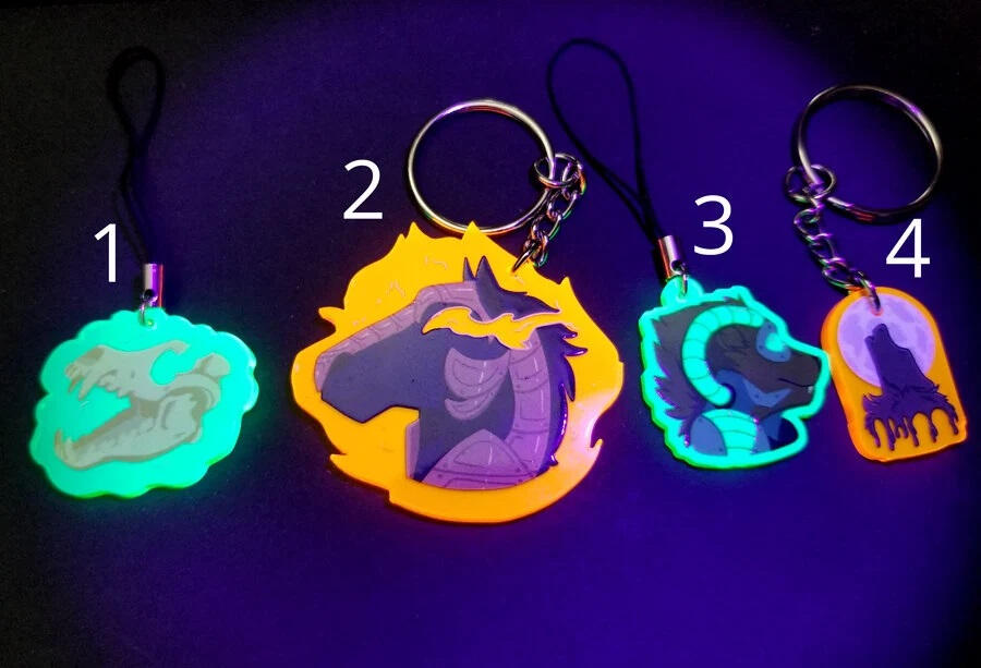 Blacklight Charms